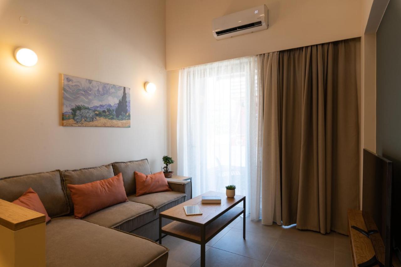 Dimitra Central Apts Hriszí Aktí Haniá Kültér fotó