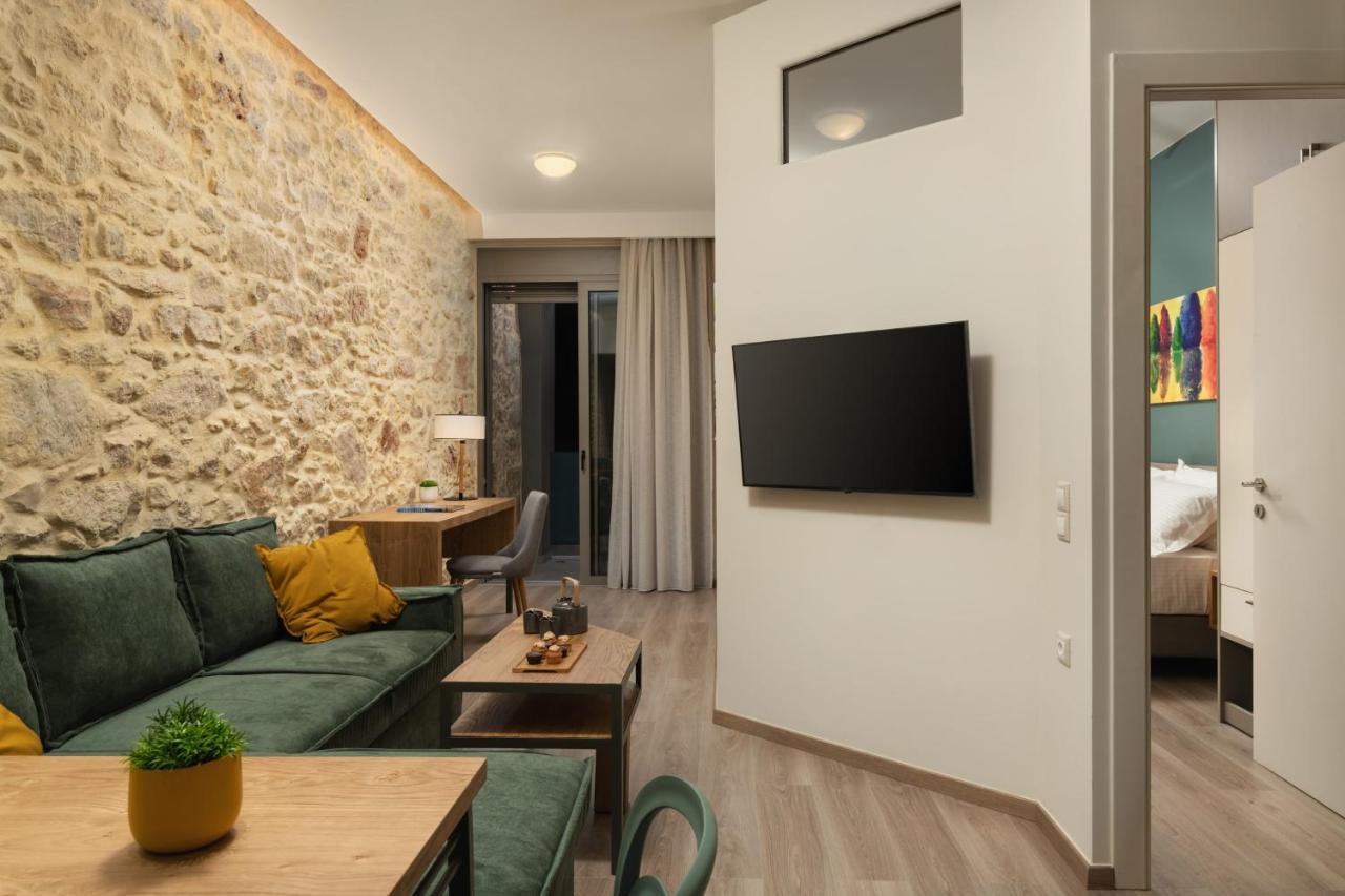 Dimitra Central Apts Hriszí Aktí Haniá Kültér fotó