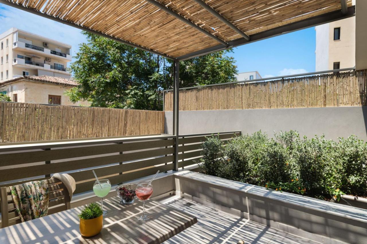 Dimitra Central Apts Hriszí Aktí Haniá Kültér fotó