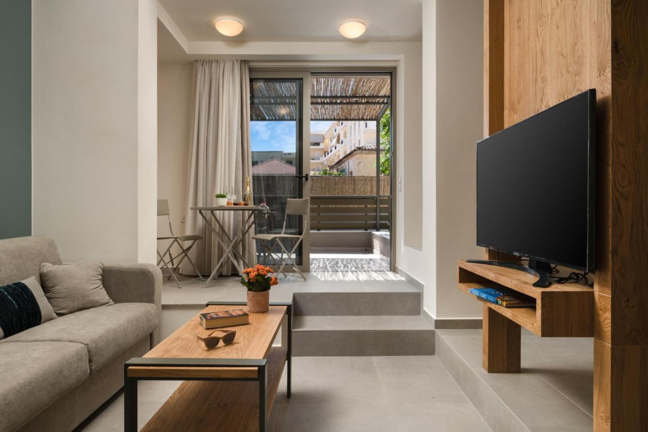 Dimitra Central Apts Hriszí Aktí Haniá Kültér fotó
