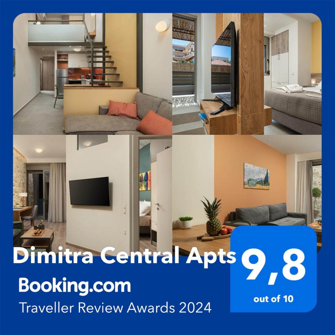 Dimitra Central Apts Hriszí Aktí Haniá Kültér fotó